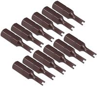 XYWHPGV 12 pièces 25 mm de long 1/4 pouces tige hexagonale U3 U forme grande quantité embouts de tournevis S2 acier fortement allié(2cebf ac698 b97a7 f54d0 2cebf 534d9
