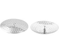 XYWHPGV 2 pièces en Acier Inoxydable Plat Rond Design évier lavabo crépine Bouchon 7.9 cm Dia Anti-Blocage Bouchon de vidange(e2efa b05c2 4817e dca9a 6616b 21c34
