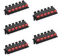 XYWHPGV 2 rangées 12 voies ressort borne de haut-parleur pince poussoir connecteur bornes de câble audio bande de bloc WP12-03 5 pièces(117cc 89907 1795d 2db4d dd049 52a02
