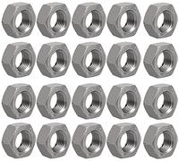 XYWHPGV 20 pcs M12 Filetage 1.25mm Pas Métrique En Acier Au Carbone Main Gauche Écrou Hexagonal(10b87 5541c 024c6 c7603 09a11 2e3d8