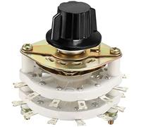 XYWHPGV 2P7T Sélecteur de commutateur rotatif de canal de bande de pont 2 pôles 7 positions 2 avec bouton(a275a 3adbf 0296d 0d720 51f44 95a38