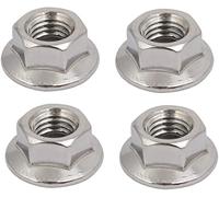 XYWHPGV 4pcs M10x1.5mm Pas Métrique Filetage 304 En Acier Inoxydable Main Gauche Hex Bride Écrou(5223b c3da8 2907e 2b40b 69567 dde4d