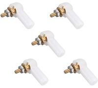 XYWHPGV 5 pièces 2mm/M2 extrémité de tringlerie embout à rotule en métal blanc pour robot d'avion de voiture de bateau RC(6ada4 ae9f1 1d5da 5765f 9bc27 a4973