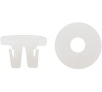 XYWHPGV 9 x 8 mm trou de voiture pare-chocs garde-boue en plastique rivet clip de retenue blanc 50 pièces(36dbe 2814d ea693 f8203 e0715 3f6b6