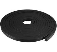 XYWHPGV Bande de joint en caoutchouc rectangulaire solide 15 mm de large 10 mm d'épaisseur, 5 mètres de long noir(00243 72eb3 53a96 eebbd 073f9 aa545