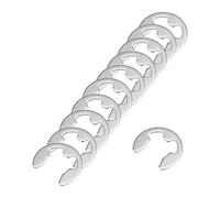 XYWHPGV Circlips externes 18mm C-Clip Anneaux de retenue d'arbre 304 en acier inoxydable 100pcs(d3510 2b5fc b6ac3 13785 934cd 7fbdf