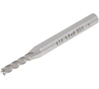XYWHPGV Fraise en bout de diamètre de coupe 3,5 mm à rainure hélicoïdale HSS à 4 flûtes argentées(323c3 d66d3 bd793 f89c0 02462 6b266