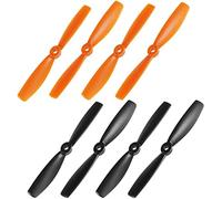 XYWHPGV Hélices Bullnose 5045 5x4.5 Pouces CW CCW 2 Aubes pour RC Quadcopter Hexacopter Multirotor, Noir Orange 4 Paires(6f392 f2b17 c0240 f9773 2a196 4845d
