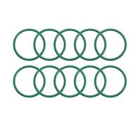 XYWHPGV Joints toriques en caoutchouc fluoré, 22 mm OD 19 mm ID 1,5 mm largeur FKM joint d'étanchéité pour plomberie de machines de véhicule, vert, lot de 10(10054 e4103 c897f 9696d a5ef6 ec9f7