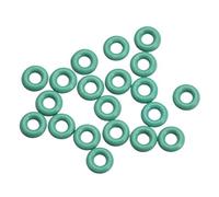 XYWHPGV Joints toriques en caoutchouc fluoré, diamètre extérieur 5 mm, diamètre intérieur 2 mm, largeur 1,5 mm, joint d'étanchéité FKM pour plomberie de machines de véhicule, vert, lot de 20(e5434 cd