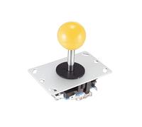 XYWHPGV Joystick Control Stick Rocker Switch 4 Way Yellow Ball Top Handle DIY Parts Classic Arcade Game Fighting Competition 4NO Momentary(f9e78 ccc67 b891d 0ef3b 6e6d7 61573