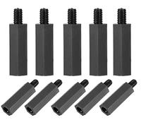 XYWHPGV M4x20mm + 6mm Mâle-Femelle Hex Nylon Carte Mère Entretoise Entretoise pour FPV Drone Quadcopter, Ordinateur & Circuit Board Noir 50pcs(b3f47 acdcb 43b2e 85dc9 e0b82 d5e54