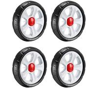 XYWHPGV Roue de poulie pivotante en plastique 159 mm/6,26 pouces de diamètre roue simple 8 mm de diamètre de trou de montage, 4 pièces(c57f7 88032 f8ba6 d68ec d4e22 fca58