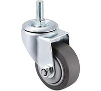 XYWHPGV Roulettes pivotantes Roulette TPR Roue 3 pouces M12 x 30mm Tige filetée Gris Capacité 220lb(25c8c 6a6ed 6aa35 d0d7d a027a 019ad