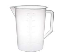 XYWHPGV Tasse à mesurer 3000 ml PP bécher gradué en Réutilisable transparent avec poignée pour liquides de cuisine de laboratoire(e3c39 5904f e91ed 0cfed 3a356 0be5f