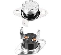 XYWHPGV Thermostat KSD301 105°C/221°F 10A normalement fermé N.C ajuster le commutateur de température à disque à pression pour micro-ondes, four, cafetière, fumeur 2 pièces(a27aa cc57a c79e0 a2f83 f01
