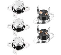 XYWHPGV Thermostat KSD301 95°C/203/F 10A normalement Ouvert N.O Ajuster Le commutateur de température à Disque à Pression pour Micro-Ondes, Four, cafetière, Fumeur 5 pièces(c2fac f44c1 6e580 27f2a 931