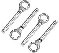 XYWHPGV Vis d'écrou à œil à boulon à œil d'expansion M6 x 80 avec anneau boulons bruts d'ancrage en acier inoxydable 304 4 pièces(325dd a3d4e 3a0a5 142b3 af45c 924bb