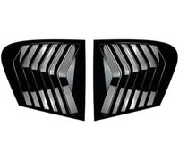 XYWOPO Bouclier de Verre arrière Couvercle d'ombrage de Garniture de volet latéral de persienne de fenêtre arrière, pour BMW F20 F21 118I 120I 125I M135i Hatchback 2011-2021(Black Glossy Black)