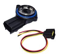 XYWOPO Capteur de Position du papillon, connecteur TPS, prise en queue cochon, for Ford, Focus, KA, Mondeo, 988F9B989BB 988F9B989BA Capteur de position du papillon des gaz(Sensor and Connector)