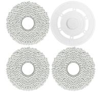 XYWOPO Chiffons de vadrouille, for Ecovacs, for pièce support d'aspirateur Robot T20 Pro/T20 Max utilisation sèche et humide chiffons tampon nettoyage sol Tampon pour robot serpillière(A)