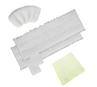 XYWOPO Chiffons en microfibre, for Karcher, for ensemble de chiffons EasyFix SC1, SC2 SC3 SC4, vadrouille à usage sec et humide, nettoyage des sols Tampon pour robot serpillière
