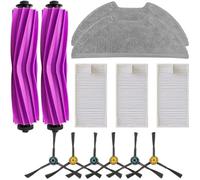 XYWOPO Ensembles de rechange for aspirateur: brosses principales, latérales, chiffons nettoyage et filtres, for Eureka E20 Plus Kit de pièces de rechange pour aspirateur robot