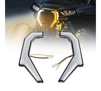 XYWOPO Feu Clignotant DRL for VTT UTV, for Polaris, RZR XP 4 1000 2014-2018 RZR 900 XC 900S Feux Avant à LED Éclairage Central à LED pour Grille