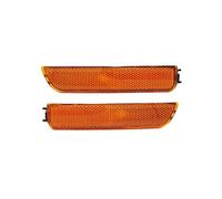 XYWOPO Feu de position latéral pare-chocs avant voiture, clignotant, for VW, for Passat, B5 .5 2001 2002 2003 2004 2005, indicateur Unité de signalisation avant/arrière(BLACK Yellow)