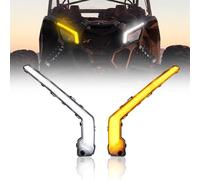 XYWOPO Feu de Signature de Clignotant Avant LED, for Can-AM, for Maverick X3 XDS XRS Max Turbo R 2017 - 2022 Fang Lights Éclairage Central à LED pour Grille