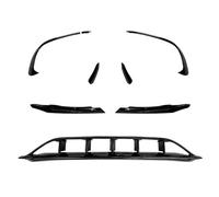 XYWOPO for, Classe A W176 A45 AMG 2016-2018 Sport Pare-chocs avant Séparateur Capot Garniture de ventilation Coffre arrière Becquet toit Aile Kit Cache de ventilation pour feu antibrouillard avant