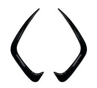 XYWOPO Garniture de ventilation latérale pare-chocs arrière, for, Série 3 G20 G28 2019-2021 318i 320i 330i Aspect fibre carbone/noir Cache de ventilation pour feu antibrouillard avant(Glossy Black)