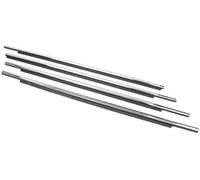 XYWOPO Joints de porte de fenêtre, garnitures de moulures de fenêtre extérieure de voiture, ensemble de bandes d'étanchéité chromées, for Mitsubishi, for Outlander 2013 2014 2015 2016 Joint de portièr