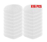 XYWOPO Kit de chiffons nettoyage Paeu0332 Aspirateur à vapeur Chiffons en microfibre rechange Accessoires balai lavable Buse de nettoyeur vapeur(16pcs)