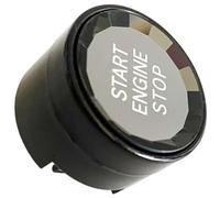 XYWOPO Moulures intérieures de voiture style couvercle bouton commutation démarrage et d'arrêt du moteur, pour BMW 1 2 3 4 5 6 7, pour X1, pour X5 Garniture du commutateur d'allumage(Schwarz)