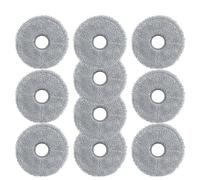 XYWOPO Pièces de chiffons vadrouille, for Xiaomi, for aspirateur Robot Mijia OMNI Mop 3S Dre-ame B108CN, utilisation sèche et humide, tampon, nettoyage du sol Tampon pour robot serpillière(10 PACK)