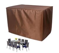 XYXHEII Housse Table De Jardin 80x80x80cm, Housse Salon De Jardin Exterieur, Rectangulaire Couverture De Protection, Bâche Salon De Jardin Imperméable, 420D Oxford Bache Table Exterieur