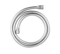 XYY Flexible de Douche 2m, Tuyau de Douche en PVC 360° Anti-Torsion et Anti-déflagrant avec Connexion Universelle G 1/2", Chrome