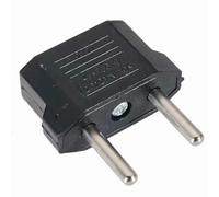 XYZ AFFAIRES Adaptateur prise secteur USA/Chine/Canada vers FR/France/BE/Belgique EU - Noir - Type A à Type E