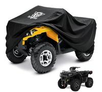 XYZCTEM Housse imperméable pour VTT, très résistante, protège Les 4 Roues de la Neige, de la Pluie ou du Soleil (Noir, 223,5 cm)