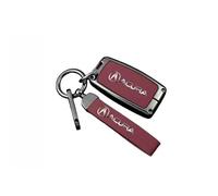 XYZNB Étui pour clés en Alliage de Zinc, Cuir Haut de Gamme Double Face, emblème de Voiture métallisé, résistance exceptionnelle à l'abrasion. pour Acura CDX, RDX, MDX, NSX, TLX-L.