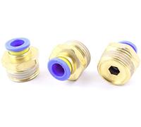 XYZOOM 8mm à 1/2 pouces NPT Filetage Mâle One Touch Push In Raccord Rapide 3pcs(037c5 52d60 2d59e f5f79 59a84 a6a8f