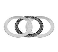 XYZOOM Roulement de butée à aiguilles AXK75100+2AS, 75 mm de diamètre intérieur, 100 mm de diamètre extérieur, 5 mm d'épaisseur, Acier, Multiple Colors