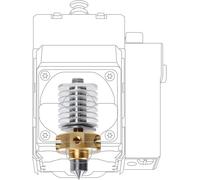XYZprinting Quick Release HSS acier inoxydable extrudeuse 0.4 mm Adapté pour (imprimante 3D): XYZprinting da Vinci Junior, XYZpr