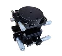 XYZR LT60 60 × 60 mm V-Type 4 axes Table coulissante à réglage linéaire manuel for positionnement de précision et amélioration de l'habitat, 1 pièce