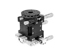 XYZR Table de déplacement manuel à quatre axes LT/LTP40/60/80/90/125 glissière rotative et mobile 1 pièces(LT125-L-2N)