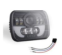 XZANTE Phares LED 300W 5X7 Lampe Frontale Faisceau Scellé LED avec Phare LED Faisceau Haut-Bas pour Jeep Wrangler Yj Cherokee Xj
