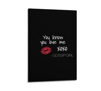 XZCEWSS Poster TV Gossip Girl - Impression sur toile - Décoration murale moderne pour chambre à coucher - 30 x 45 cm