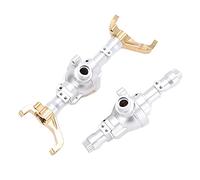 Xzcvalimn Coque de boîtier d'essieu Avant et arrière en Alliage d'aluminium pour Gen8 1/10 RC Crawler, pièce de Remplacement en métal améliorée avec Un Design simulé Durable pour voit