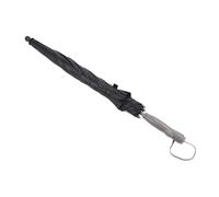 Xzcvalimn Parapluie avec ventilateur intégré et pulvérisation de brume, parapluie solaire rechargeable à 8 baleines en fibre de verre, protection UV UPF 50+ pour les sports de plage et le ra (Noire)